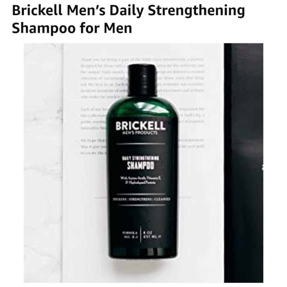 𝅺brickell Daily Strengthening Shampoo